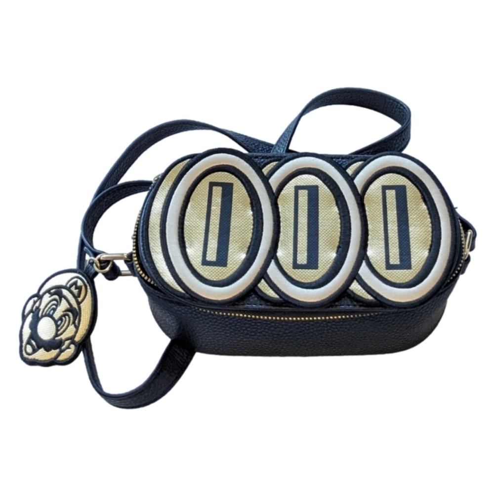 Danielle Nicole x Super Mario Gold Coins small crossbody bag purse